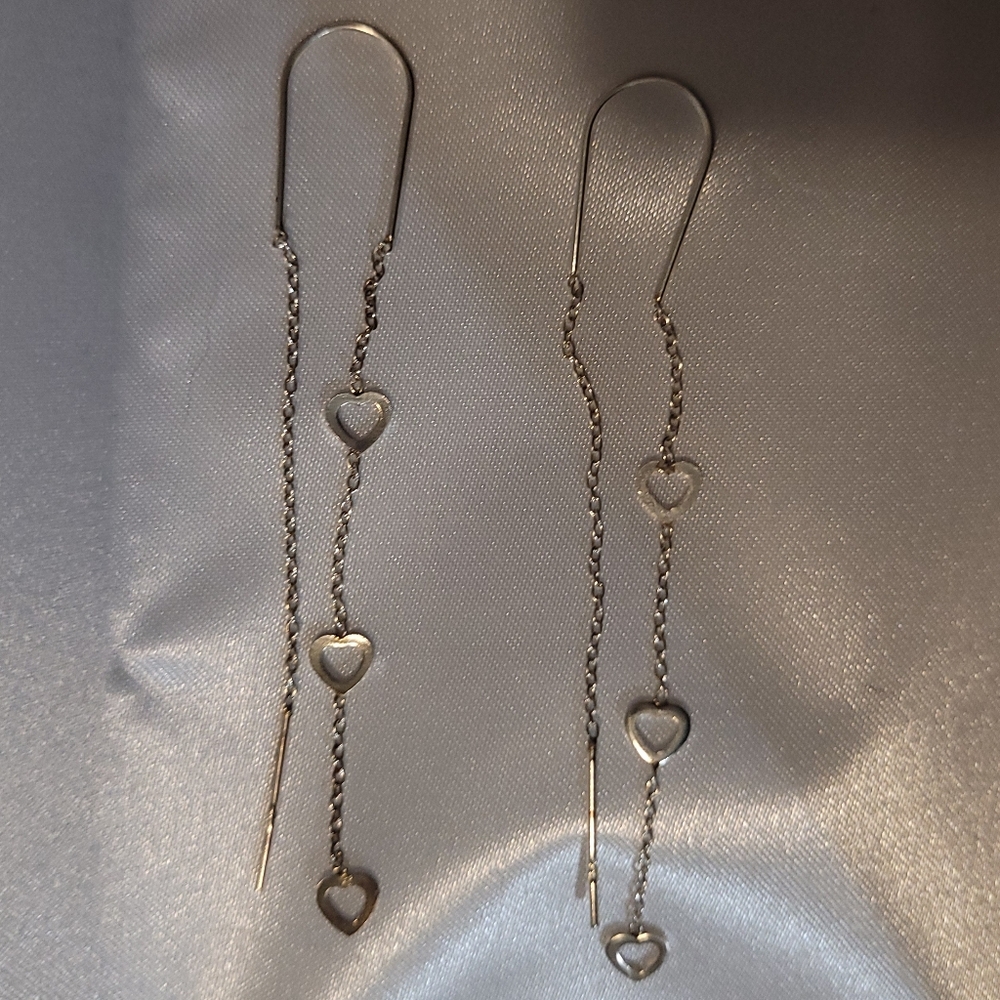 NWOT Double Ended Silver Earrings
